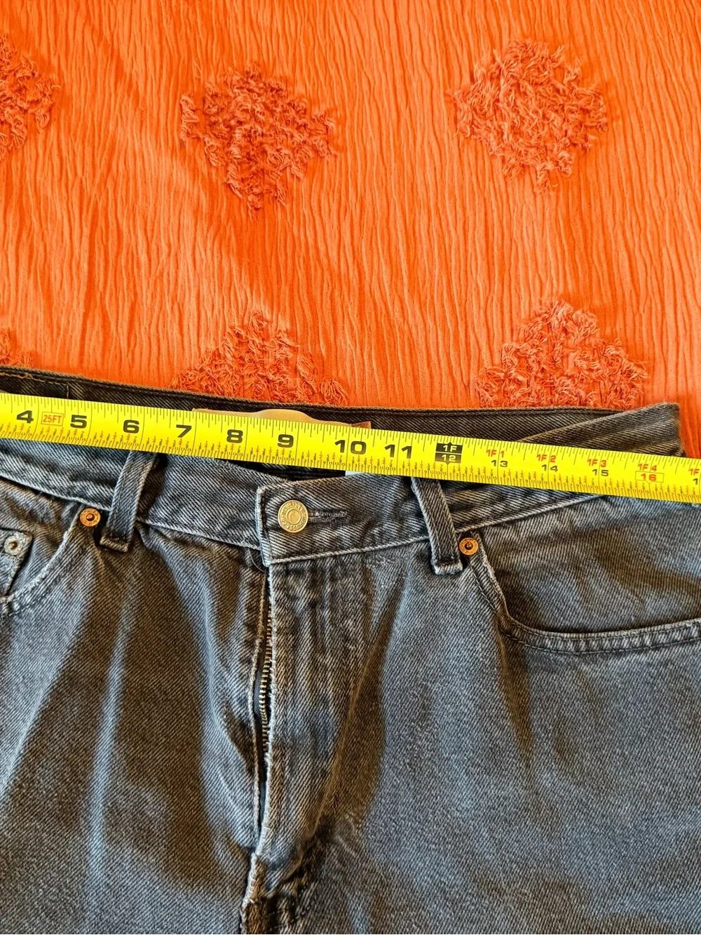 Men's Levi’s 505 Black Regular Fit Jeans Y2K